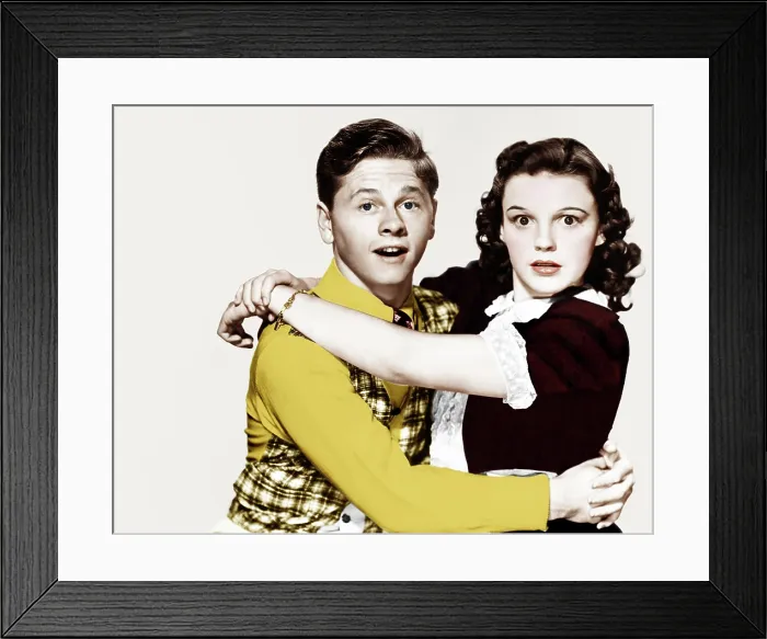 Framed Print : LOVE FINDS ANDY HARDY, from left: Mickey Rooney, Judy Garland, 1938 Framed Print : LOVE FINDS ANDY HARDY, from left: Mickey Rooney, Judy Garland, 1938