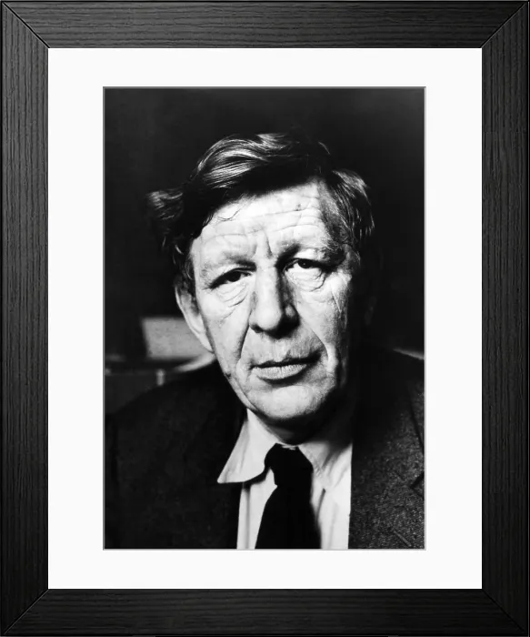 Framed Print : W.H. Auden, winner of the National Medal of Literature, 1967. Courtesy: CSU Archives / Everett Collection
