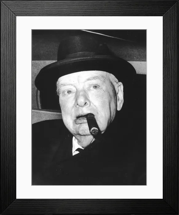 Framed Print : Winston Churchill, 1963. Courtesy: CSU Archives  /  Everett Collection