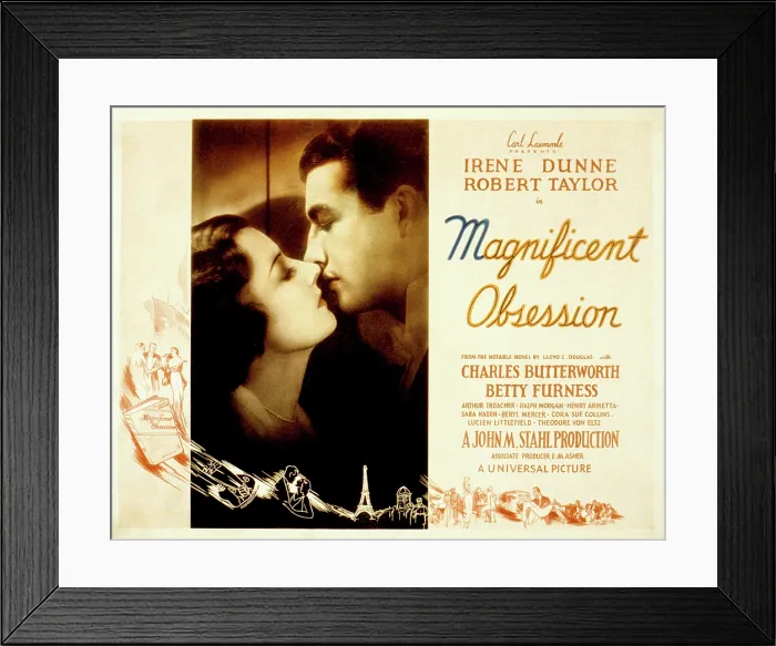 Framed Print : MAGNIFICENT OBSESSION, Irene Dunne, Robert Taylor, 1935 Framed Print : MAGNIFICENT OBSESSION, Irene Dunne, Robert Taylor, 1935
