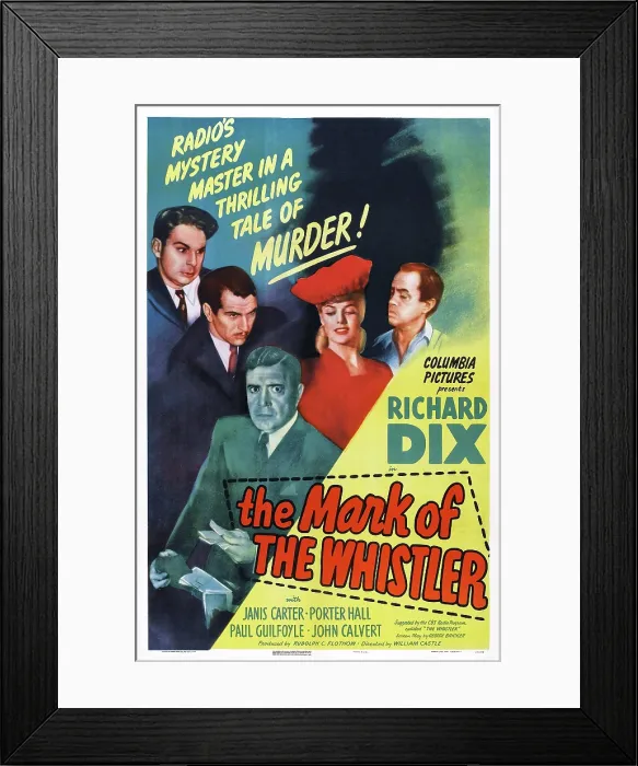Framed Print : THE MARK OF THE WHISTLER, Matt Willis, John Calvert, Richard Dix, Janis Carter, Paul Guilfoyle, 1944 Framed Print : THE MARK OF THE WHISTLER, Matt Willis, John Calvert, Richard Dix, Janis Carter, Paul Guilfoyle, 1944