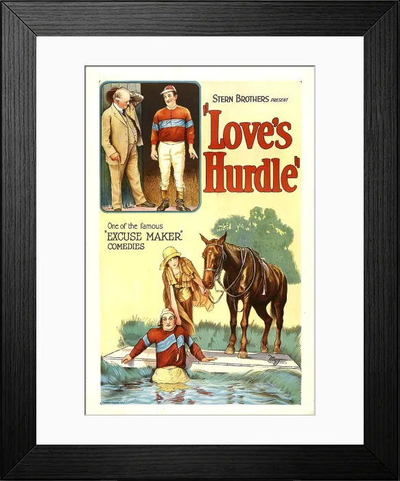 Framed Print : LOVE'S HURDLE, 1926 Framed Print : LOVE'S HURDLE, 1926