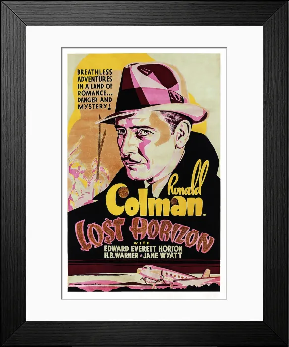 Framed Print : LOST HORIZON, US poster art, Ronald Colman, 1937