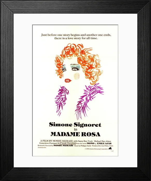 Framed Print : MADAME ROSA, Simone Signoret, 1977 [US: 1978]
