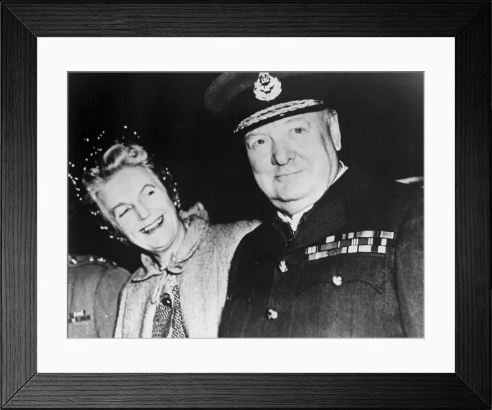 Framed Print : Winston Churchill with wife Clementine, undated photo. Courtesy: CSU Archives / Everett Collection Framed Print : Winston Churchill with wife Clementine, undated photo. Courtesy: CSU Archives / Everett Collection