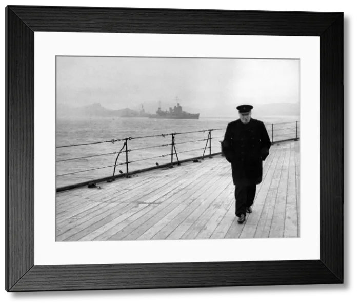 Framed Print : The Prime Minister's Journey across the Atlantic, Winston Churchill, October 9, 1941