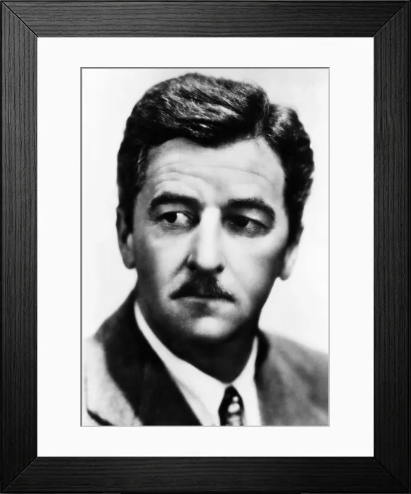 Framed Print : A portrait of author William Faulkner (1897-1962). Courtesy CSU Archives / Everett Collection