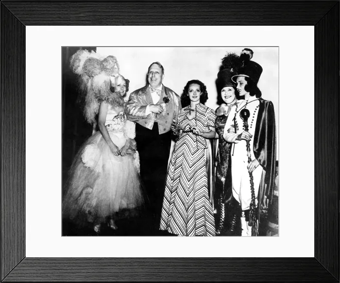 Framed Print : Costume party at San Simeon. Irene Dunne, William Randolph Hearst, Bette Davis, Louella Parsons & Mary Brian, 1937. Courtesy: CSU Archives / Everett Collection Framed Print : Costume party at San Simeon. Irene Dunne, William Randolph Hearst, Bette Davis, Louella Parsons & Mary Brian, 1937. Courtesy: CSU Archives / Everett Collection
