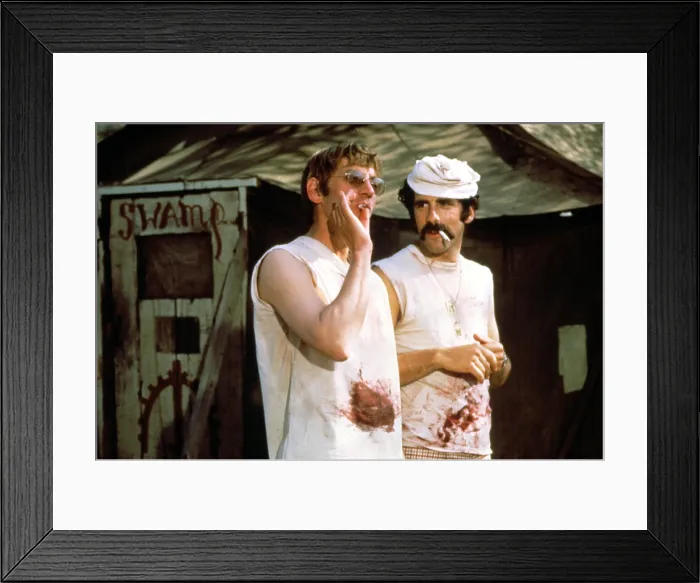Framed Print : MASH, Donald Sutherland, Elliott Gould, 1970, TM & Copyright (c) 20th Century Fox Film Corp. All rights reserved