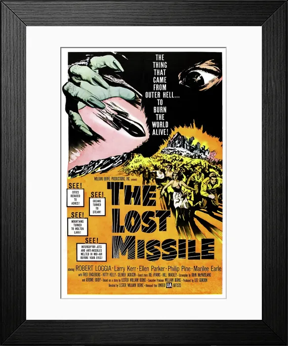 Framed Print : THE LOST MISSILE, 1958