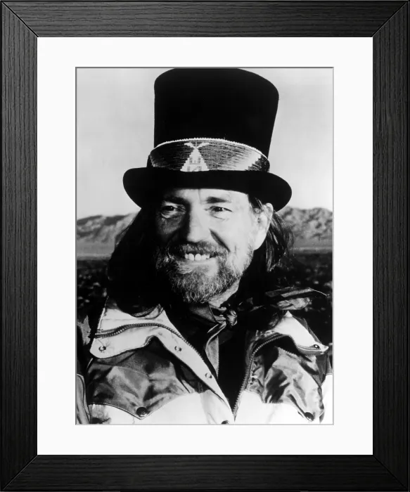 Framed Print : Willie Nelson, 1973.. Courtesy: CSU Archives  /  Everett Collection
