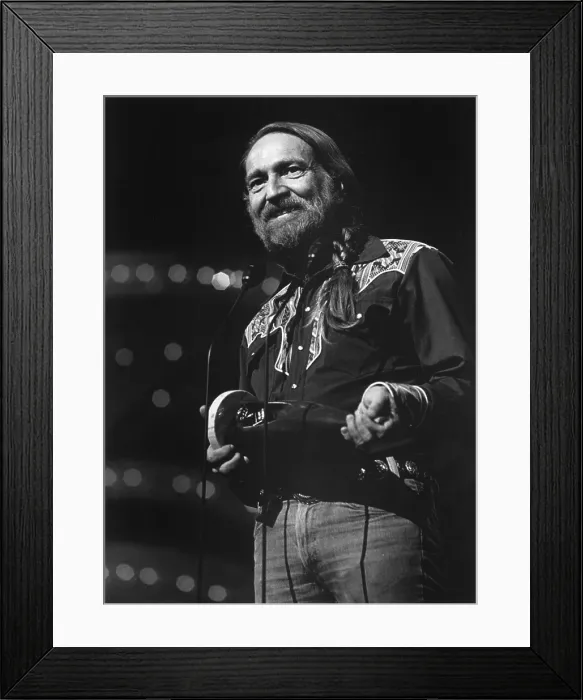 Framed Print : Willie Nelson, CMA Entertainer of the Year, 1979.. Courtesy: CSU Archives  /  Everett Collection