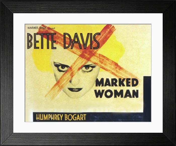 Framed Print : MARKED WOMAN, Bette Davis, 1937