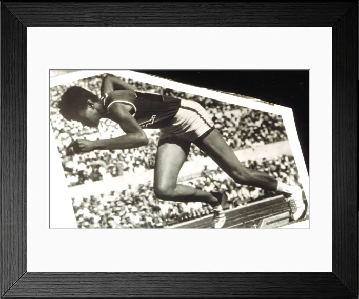 Framed Print : Wilma Rudolph, Winner of 3 Gold Medals at the Rome Olympics, 1960.. Courtesy: CSU Archives / Everett Collection Framed Print : Wilma Rudolph, Winner of 3 Gold Medals at the Rome Olympics, 1960.. Courtesy: CSU Archives / Everett Collection
