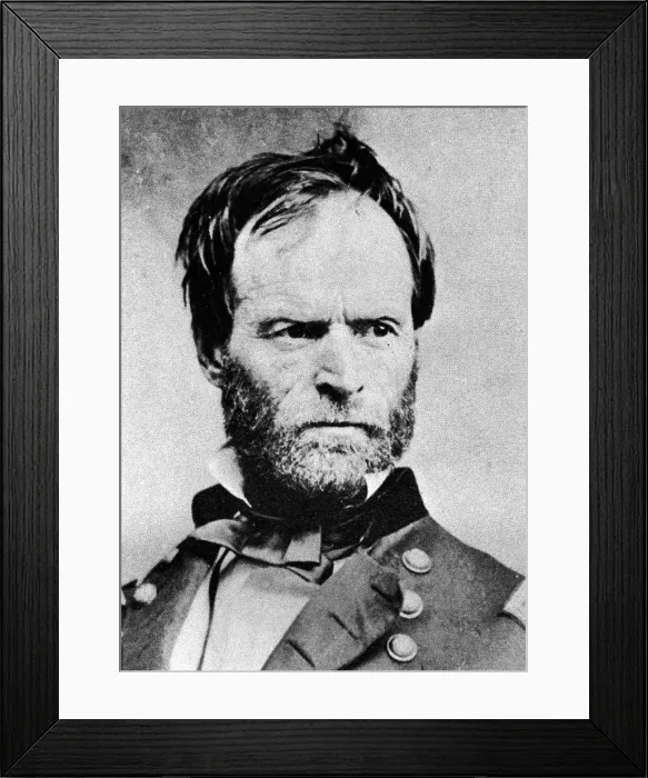 Framed Print : William Tecumseh Sherman, during the Civil War, 1860s. Courtesy: CSU Archives  /  Everett Collection