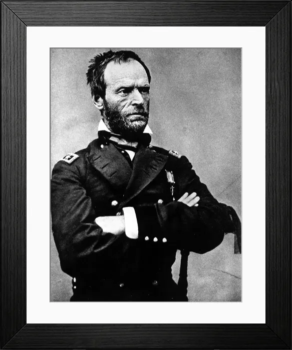 Framed Print : William Tecumseh Sherman, during the Civil War, 1860s. Courtesy: CSU Archives  /  Everett Collection