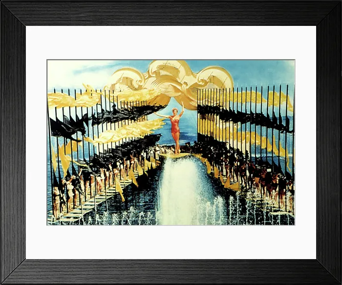 Framed Print : MILLION DOLLAR MERMAID, Esther Williams, 1952