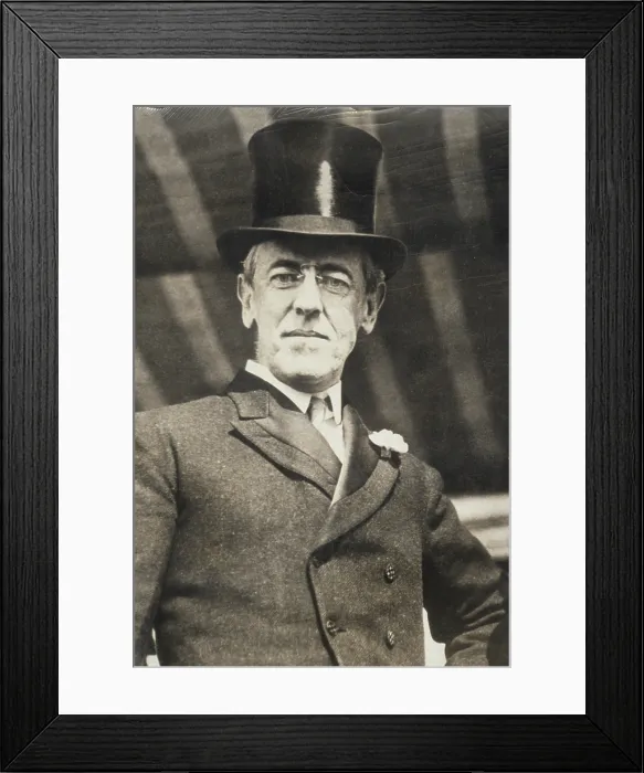 Framed Print : Woodrow Wilson, circa 1923. CSU Archives / Courtesy Everett Collection