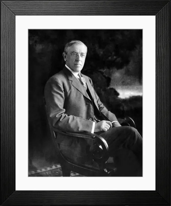 Framed Print : President elect Woodrow Wilson (1856-1925), circa 1912. Courtesy: CSU Archives / Everett Collection