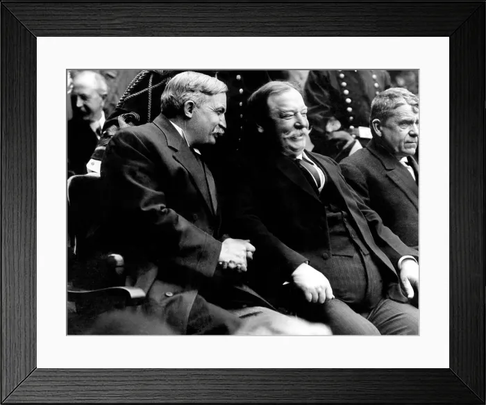 Framed Print : Foreground left: Governor of Michigan Fred Warner, President William Taft, 1912.. Courtesy: CSU Archives / Everett Collection Framed Print : Foreground left: Governor of Michigan Fred Warner, President William Taft, 1912.. Courtesy: CSU Archives / Everett Collection