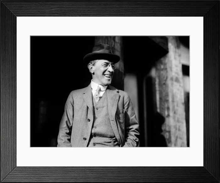 Framed Print : President Elect Woodrow Wilson (1856-1925), 1912, at his home in Princeton, New Jersey. Courtesy: CSU Archives / Everett Collection Framed Print : President Elect Woodrow Wilson (1856-1925), 1912, at his home in Princeton, New Jersey. Courtesy: CSU Archives / Everett Collection