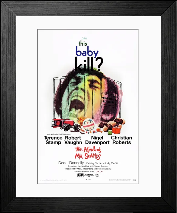 Framed Print : THE MIND OF MR. SOAMES, US poster art, Terence Stamp, 1970