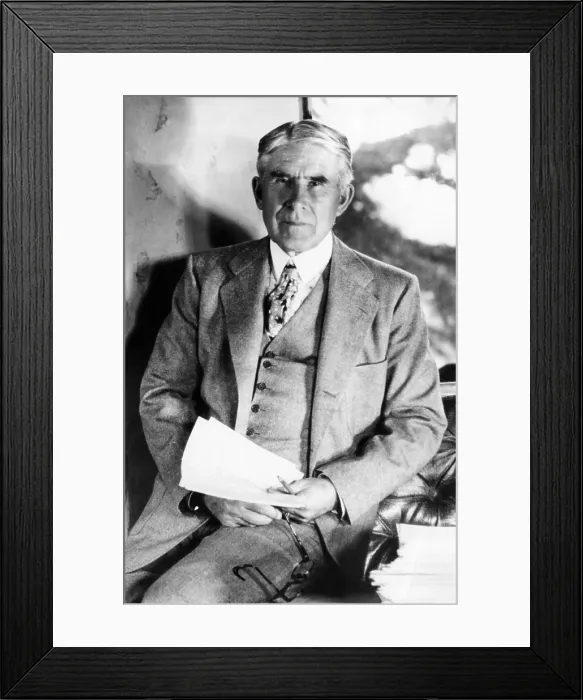 Framed Print : Author and novelist Zane Grey. ca. 1937. Courtesy: CSU Archives / Everett Collection