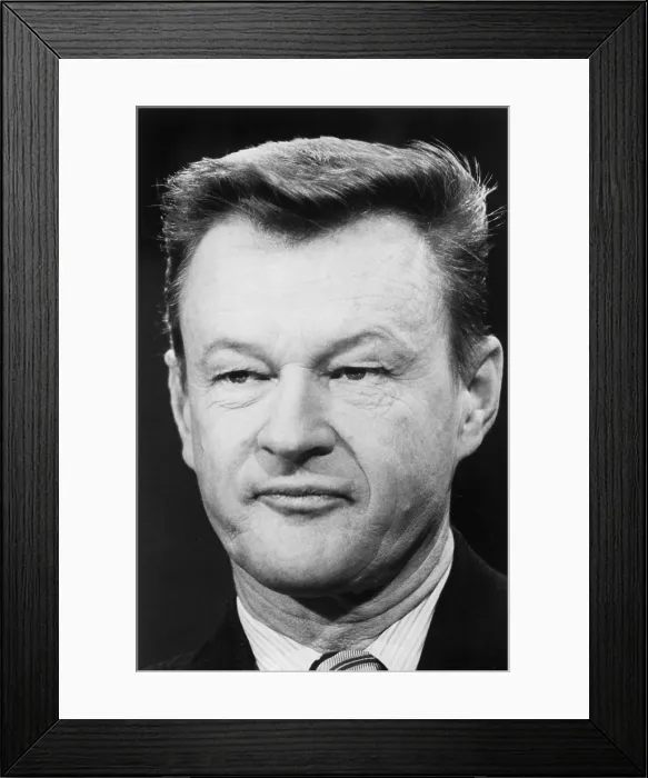 Framed Print : ZBIGNIEW BRZEZINSKI, portrait. Courtesy: CSU Archives  /  Everett Collection