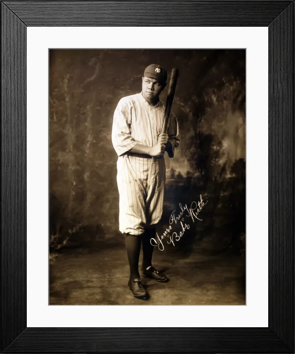 Framed Print : Babe Ruth, 1920