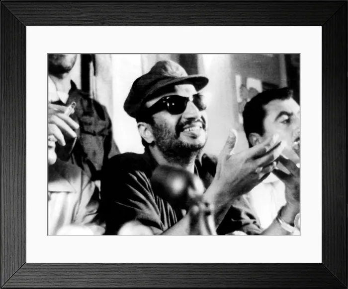 Framed Print : Yasser Arafat holds press conference, Amman, Jordan, 06-14-1970.. Courtesy: CSU Archives / Everett Collection Framed Print : Yasser Arafat holds press conference, Amman, Jordan, 06-14-1970.. Courtesy: CSU Archives / Everett Collection