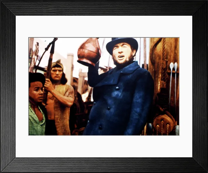 Framed Print : MOBY DICK, Gregory Peck, 1956