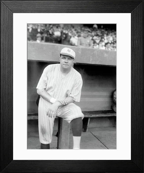 Framed Print : Babe Ruth, 1921 Framed Print : Babe Ruth, 1921