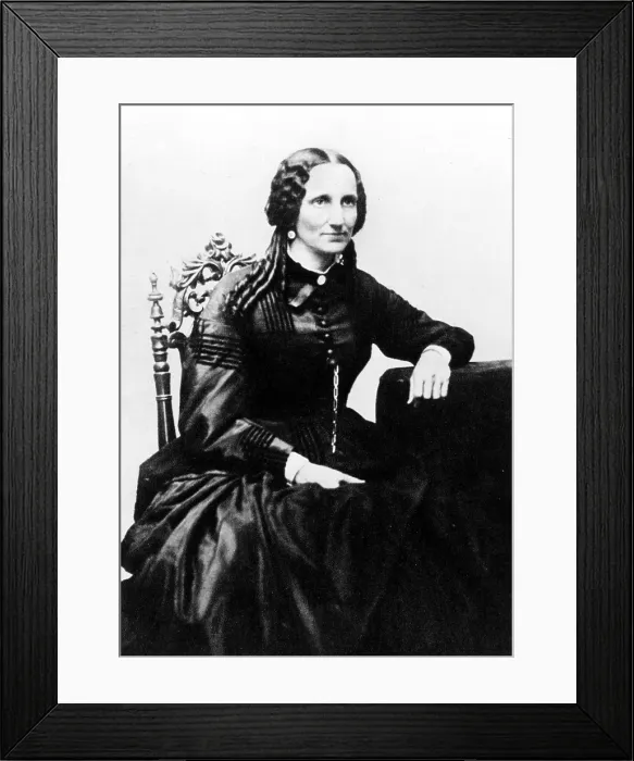Framed Print : Mary Baker Eddy, founder of Christian Science, circa 1867. Courtesy: CSU Archives  /  Everett Collection