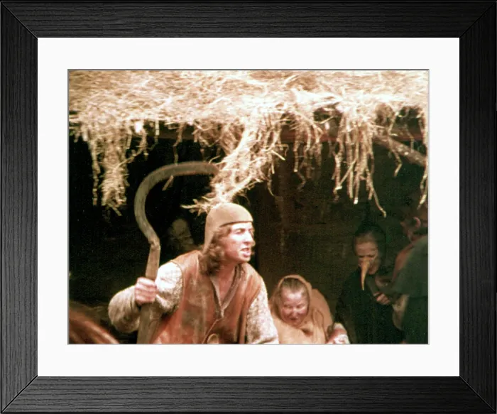 Framed Print : MONTY PYTHON AND THE HOLY GRAIL, Eric Idle, saying Bring Out Your Dead, 1975. (c)Python Pictures. Courtesy: Everett Collection