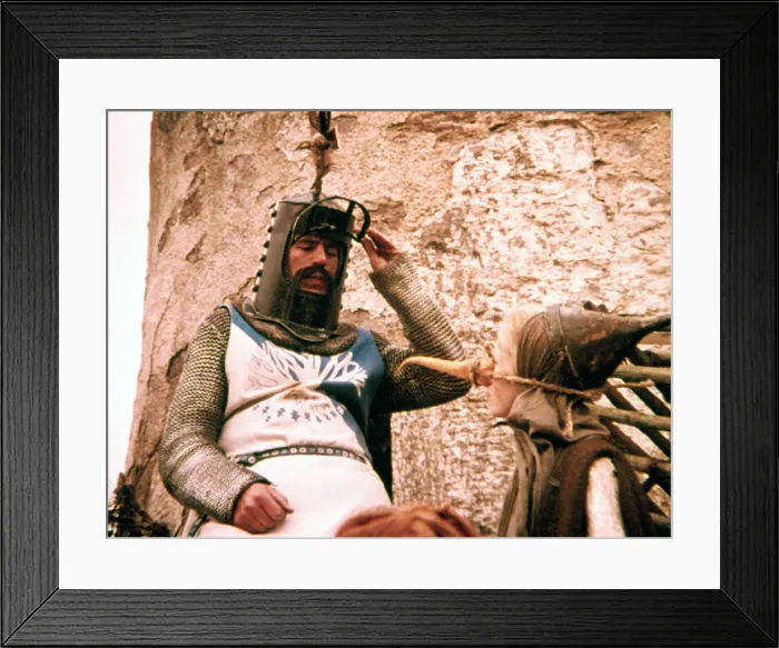 Framed Print : MONTY PYTHON AND THE HOLY GRAIL, Terry Jones, Connie Booth, 1975. (c)Python Pictures