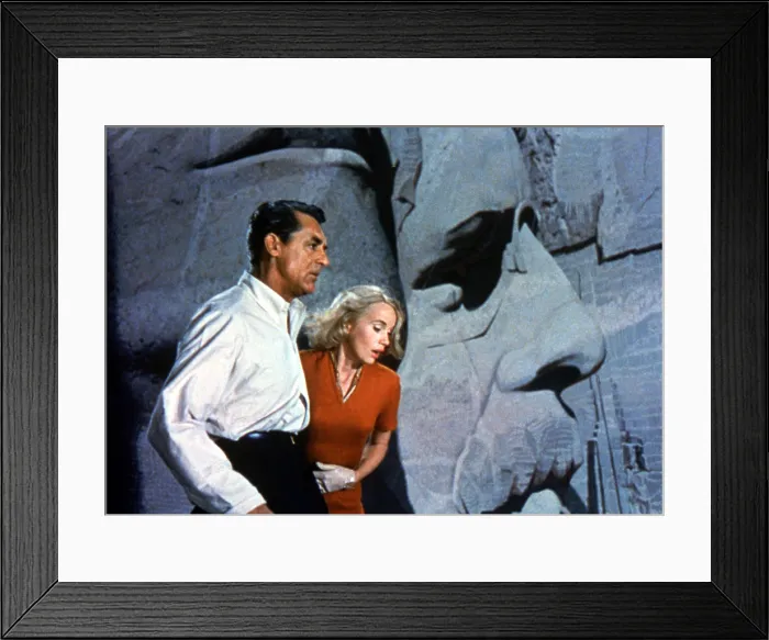 Framed Print : NORTH BY NORTHWEST, Cary Grant, Eva Marie Saint, 1959 Framed Print : NORTH BY NORTHWEST, Cary Grant, Eva Marie Saint, 1959
