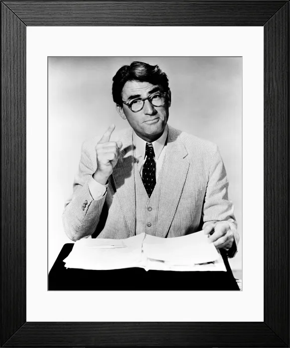 Framed Print : TO KILL A MOCKINGBIRD, Gregory Peck, 1962 TKM 040P(3987)