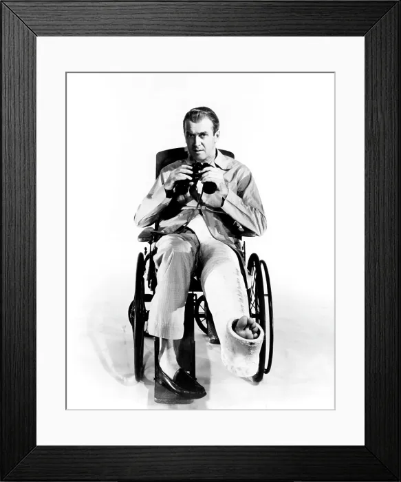 Framed Print : REAR WINDOW, James Stewart, 1954 RRW 012P(21678)
