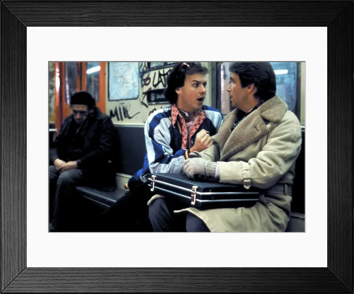 Framed Print : NIGHT SHIFT, Michael Keaton, Henry Winkler, 1982. (c) Warner Bros. /  Courtesy: Everett Collection