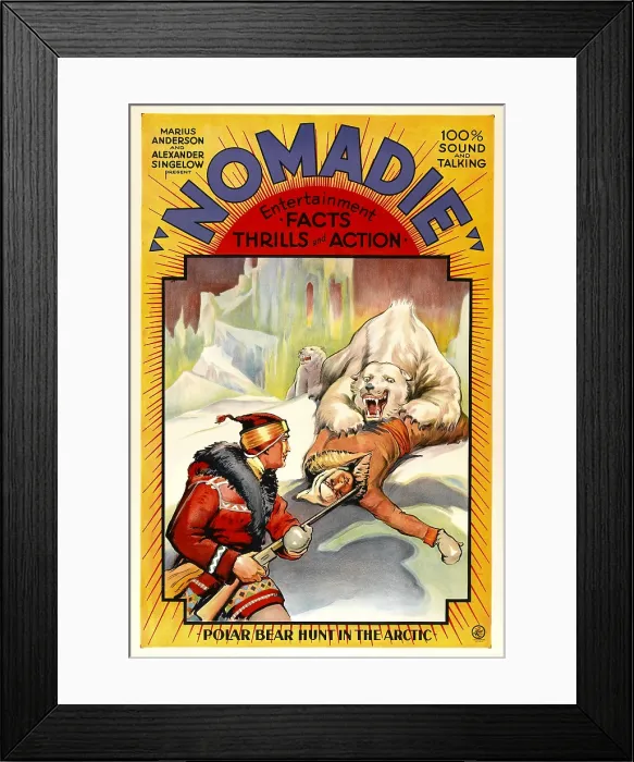 Framed Print : NOMADIE, poster art, 1931 Framed Print : NOMADIE, poster art, 1931
