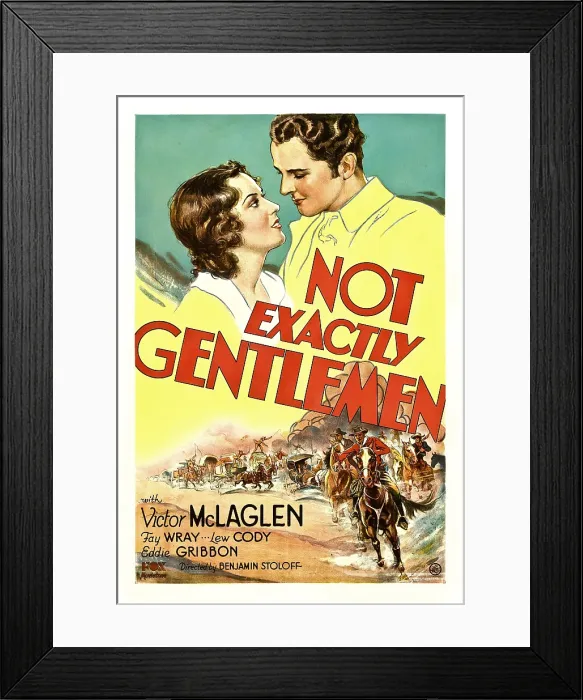 Framed Print : THREE ROGUES, (aka NOT EXACTLY GENTLEMEN), from left: Fay Wray, David Worth, 1931