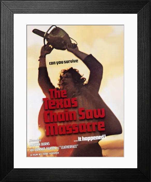 Framed Print : THE TEXAS CHAINSAW MASSACRE, 1974, TCSM 001VS, Photo by: Everett Collection (12340.jpg) **US SALES ONLY** Framed Print : THE TEXAS CHAINSAW MASSACRE, 1974, TCSM 001VS, Photo by: Everett Collection (12340.jpg) **US SALES ONLY**