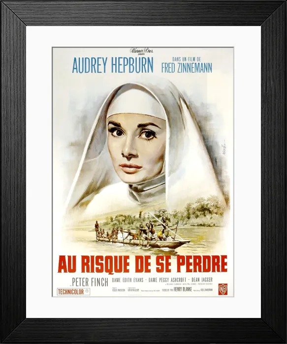 Framed Print : THE NUN'S STORY, (aka AU RISQUE DE SE PERDRE), Audrey Hepburn, 1959 Framed Print : THE NUN'S STORY, (aka AU RISQUE DE SE PERDRE), Audrey Hepburn, 1959