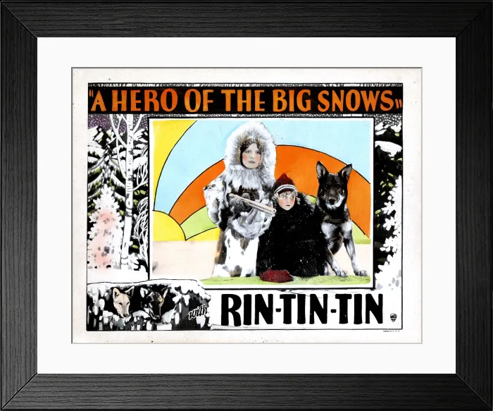 Framed Print : A HERO OF THE BIG SNOWS, from left, Alice Calhoun, Mary Jane Milliken, Rin Tin Tin, 1926 Framed Print : A HERO OF THE BIG SNOWS, from left, Alice Calhoun, Mary Jane Milliken, Rin Tin Tin, 1926