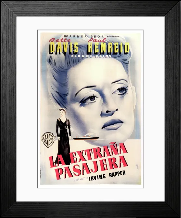 Framed Print : NOW VOYAGER (aka LA EXTRANA PASAJERA), Bette Davis, 1942 Framed Print : NOW VOYAGER (aka LA EXTRANA PASAJERA), Bette Davis, 1942