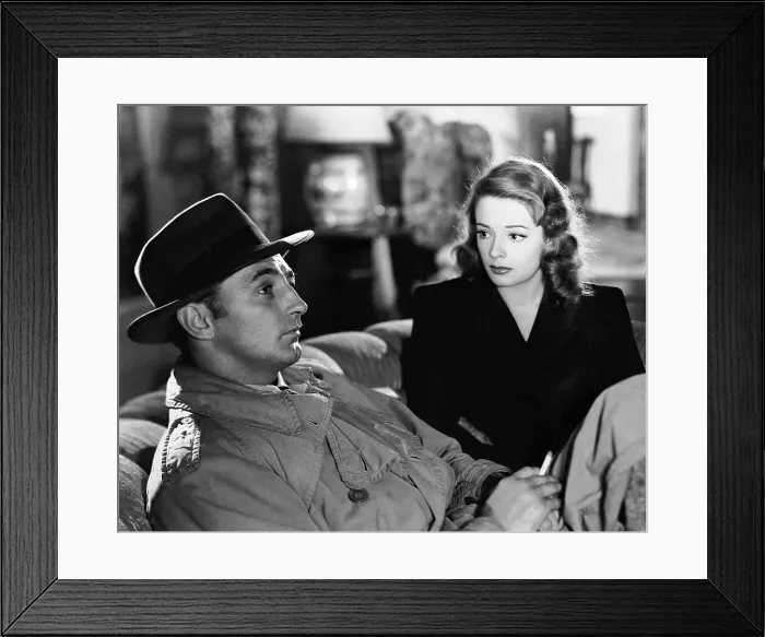 Framed Print : OUT OF THE PAST, Robert Mitchum, Jane Greer, 1947 Framed Print : OUT OF THE PAST, Robert Mitchum, Jane Greer, 1947