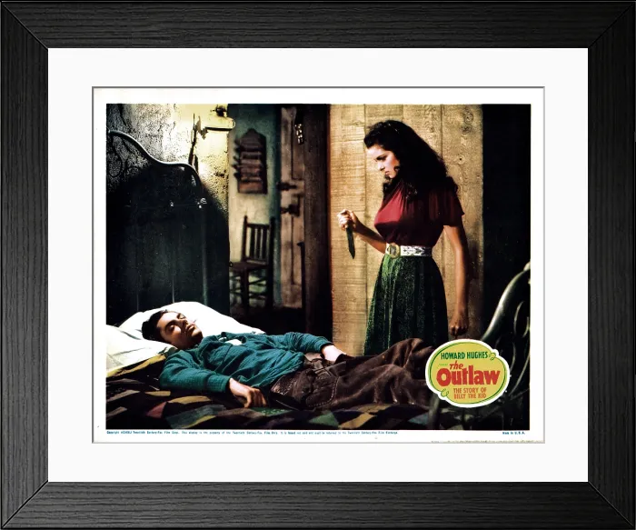 Framed Print : THE OUTLAW, from left, Jack Buetel, Jane Russell, 1943 Framed Print : THE OUTLAW, from left, Jack Buetel, Jane Russell, 1943