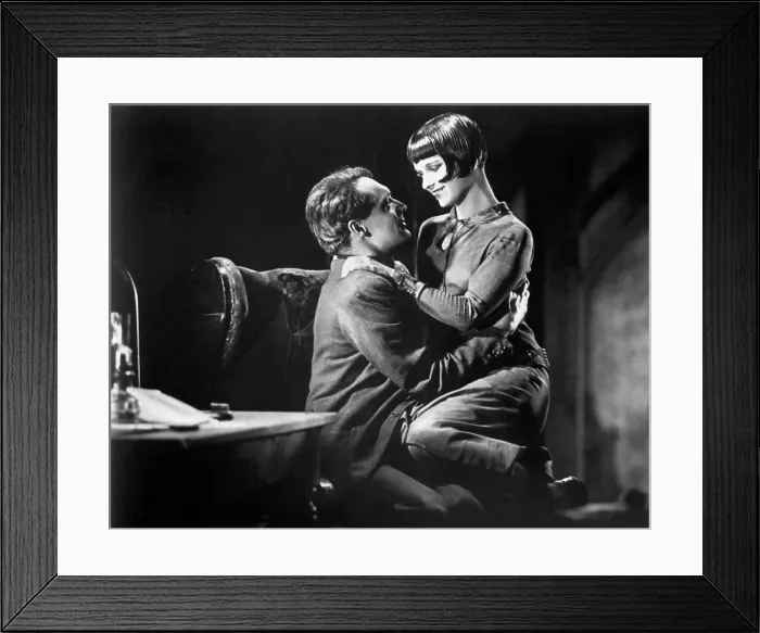 Framed Print : PANDORA'S BOX, (aka DIE BUCHSE DER PANDORA, aka LULU), Gustav Diessl, Louise Brooks, 1929