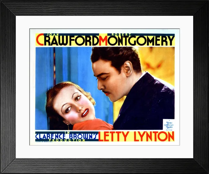 Framed Print : LETTY LYNTON, from left, Joan Crawford, Nils Asther, 1932
