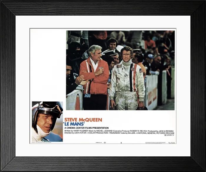 Framed Print : LE MANS, Steve McQueen, 1971